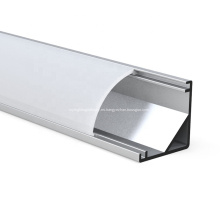 Perfil de aluminio LED con PC y difusor PMMA